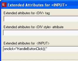 extended input